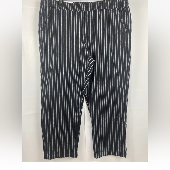 Sonoma Womens Tapered Crop Pants Ultracomfort Waistband Pull On black XXL NWT - Picture 1 of 12